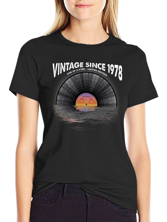 Vintage 1978 Record T-Shirt - Limited Edition