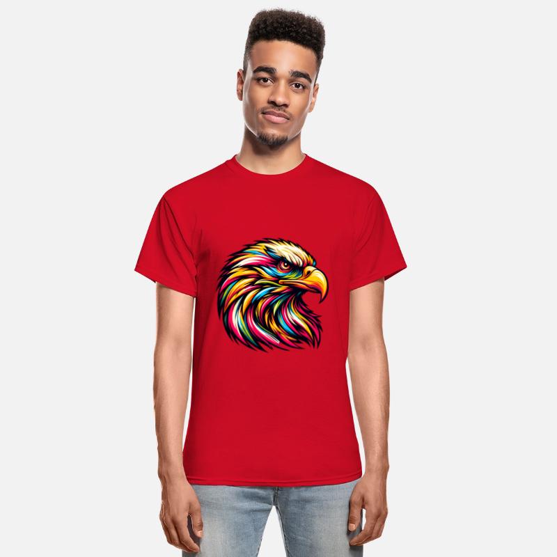 Vibrant Eagle Head Illustration