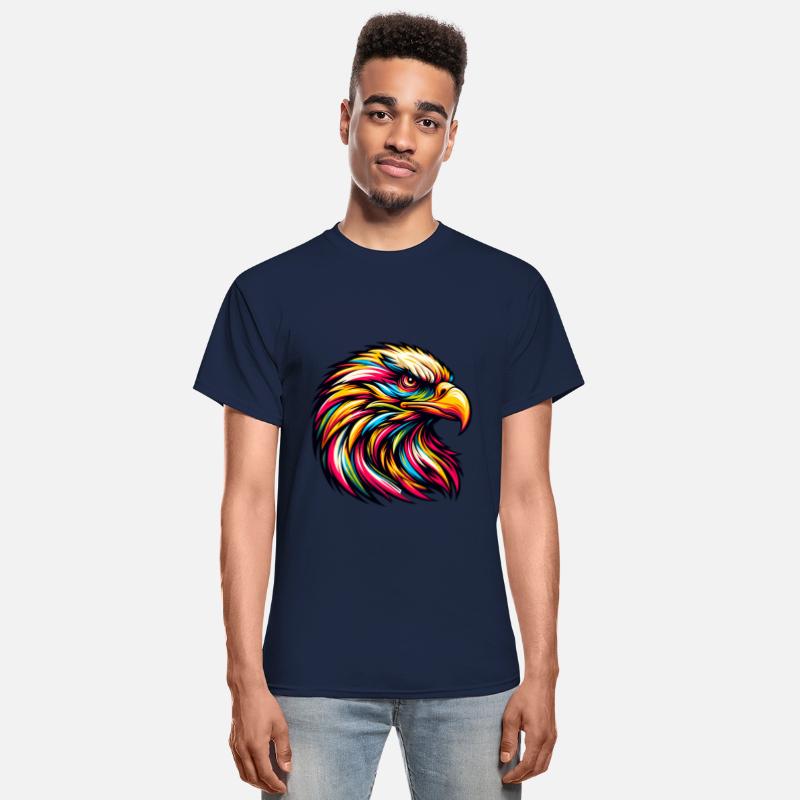 Vibrant Eagle Head Illustration