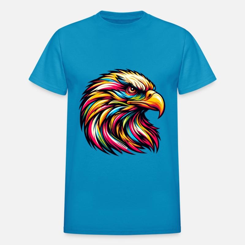 Vibrant Eagle Head Illustration