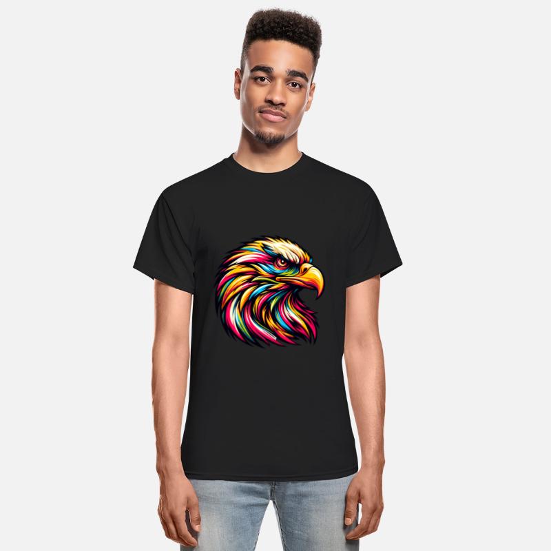 Vibrant Eagle Head Illustration