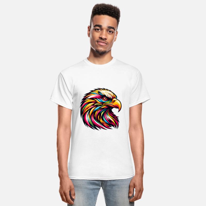 Vibrant Eagle Head Illustration