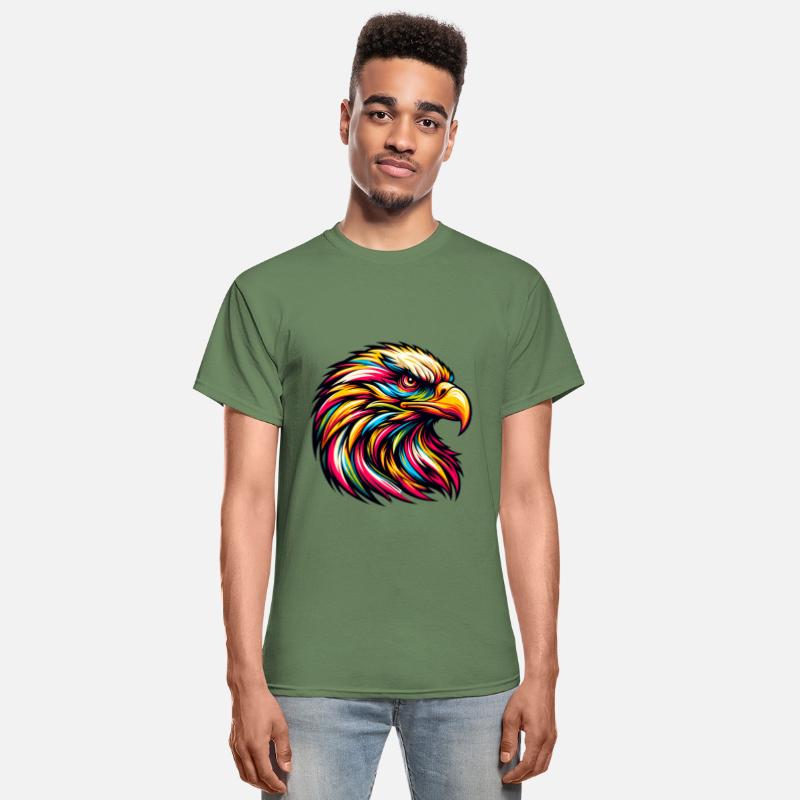 Vibrant Eagle Head Illustration