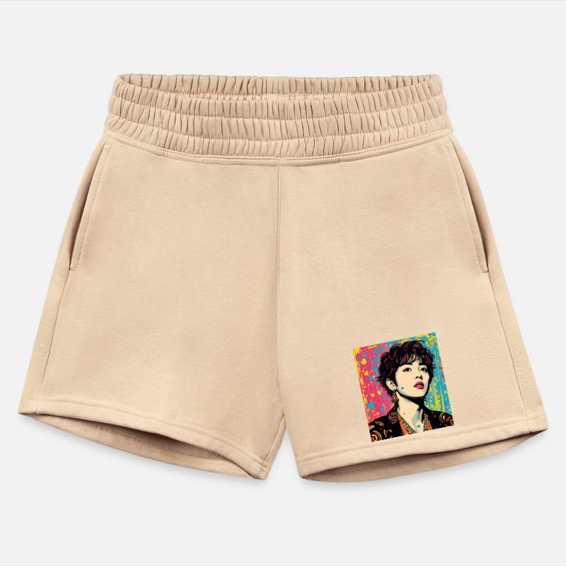 Vibrant Pop Art Female Portrait