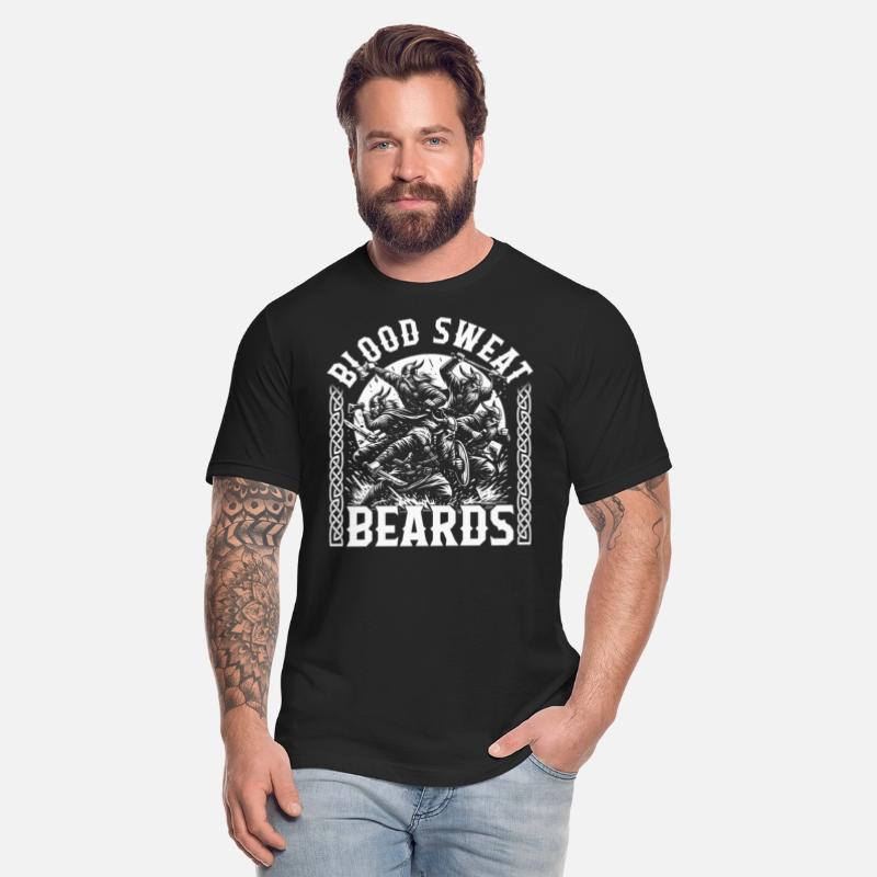 Vikings Shirt, Blood Sweat Beards Bearded Vikings