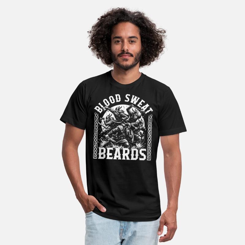 Vikings Shirt, Blood Sweat Beards Bearded Vikings