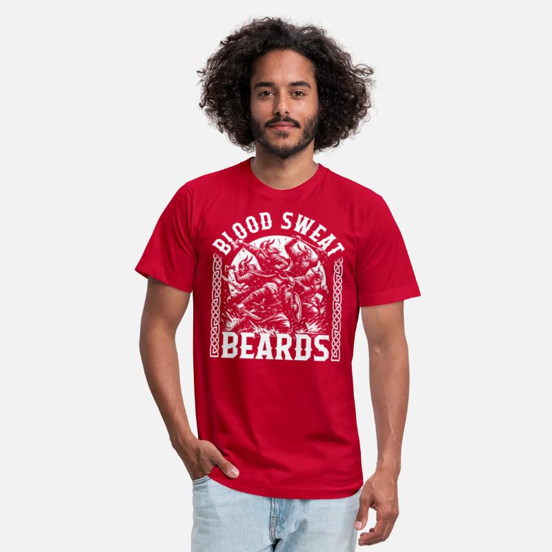 Vikings Shirt, Blood Sweat Beards Bearded Vikings