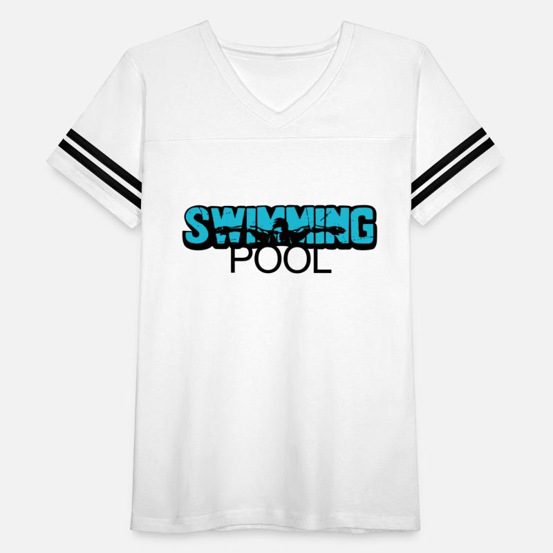 Vintage Design Swimming Pool Case Light Shirt
