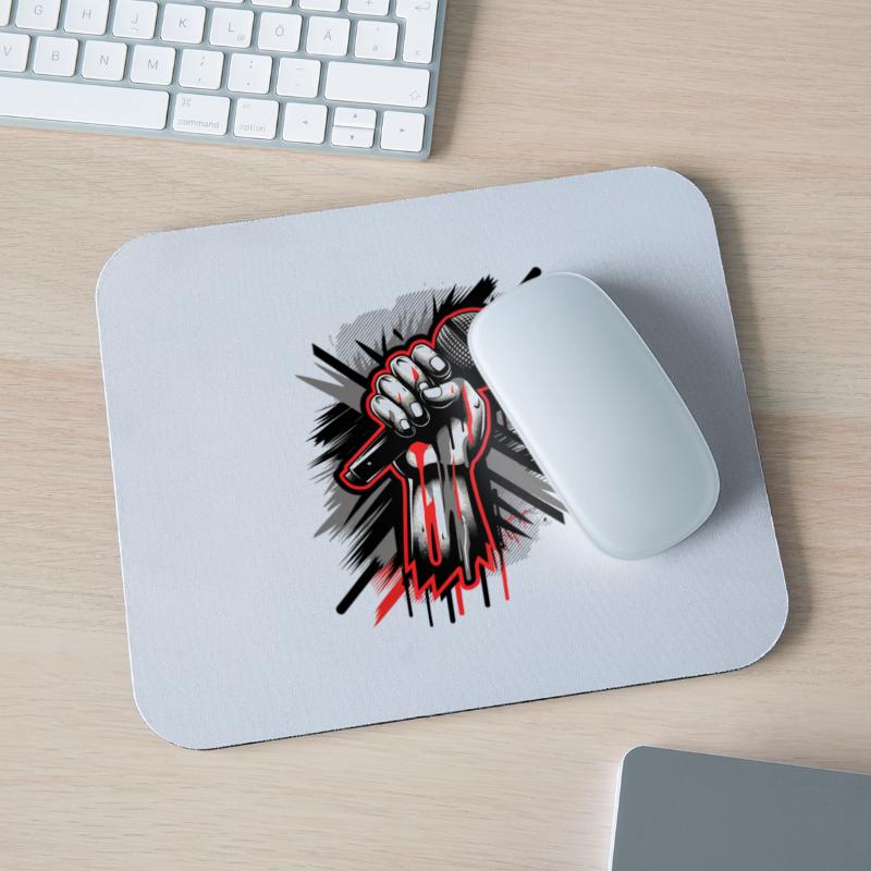 Vintage Hip Hop Rapper Inspired Microphone Art