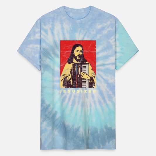 Vintage Jesus Synthesizer Holy Synth Nerd God