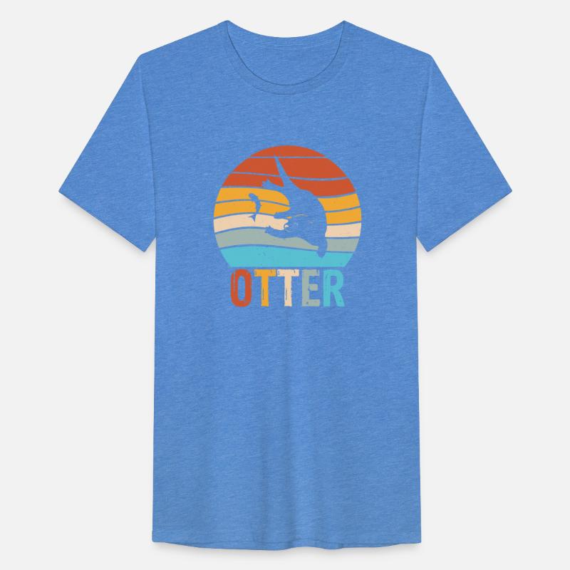 Vintage Retro Otter. otter t-shirt design