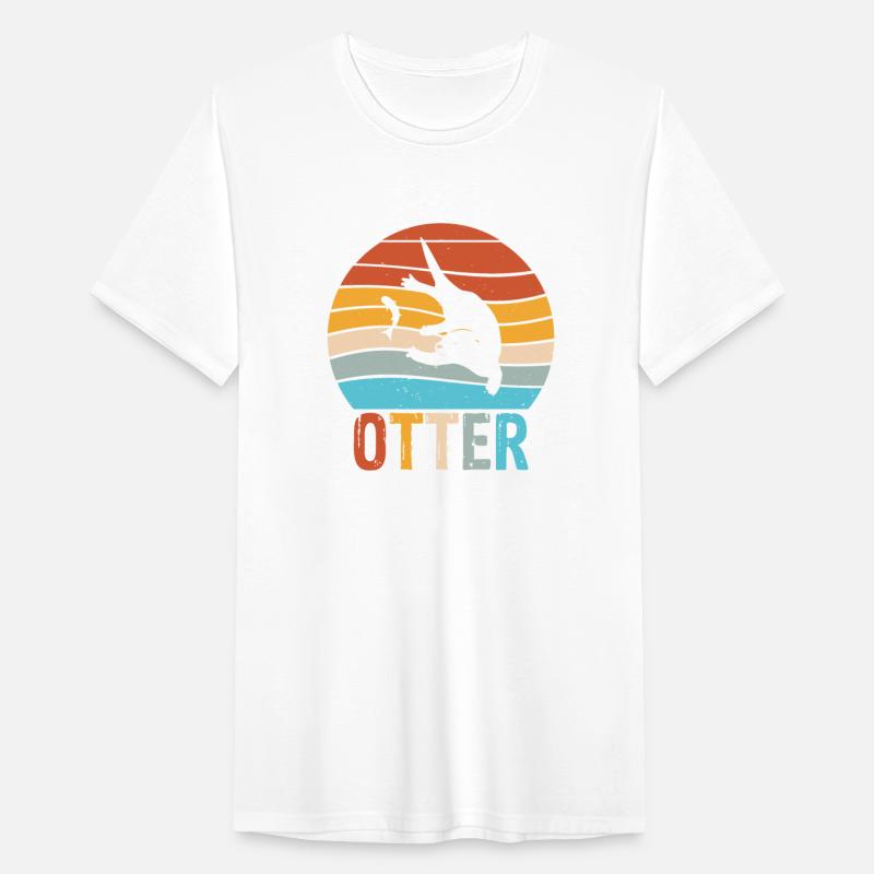 Vintage Retro Otter. otter t-shirt design