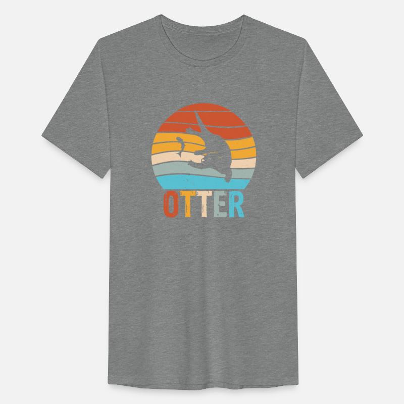 Vintage Retro Otter. otter t-shirt design