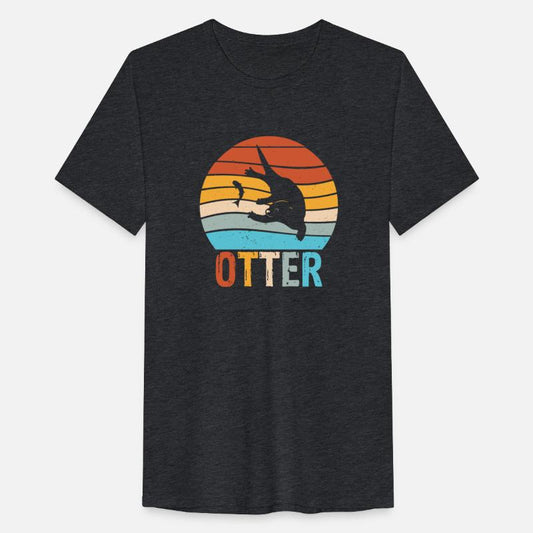 Vintage Retro Otter. otter t-shirt design