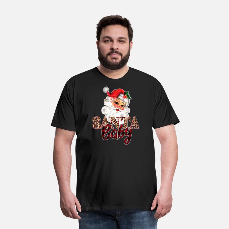 vintage retro Santa ,leopard and buffalo pattern