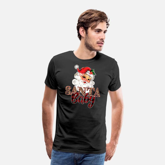 vintage retro Santa ,leopard and buffalo pattern