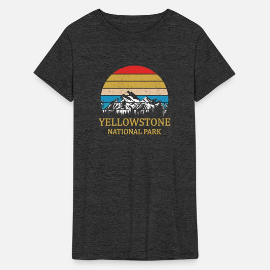 Vintage Retro Yellowstone National Park ff