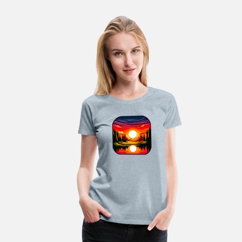 Vivid Sunset Reflection