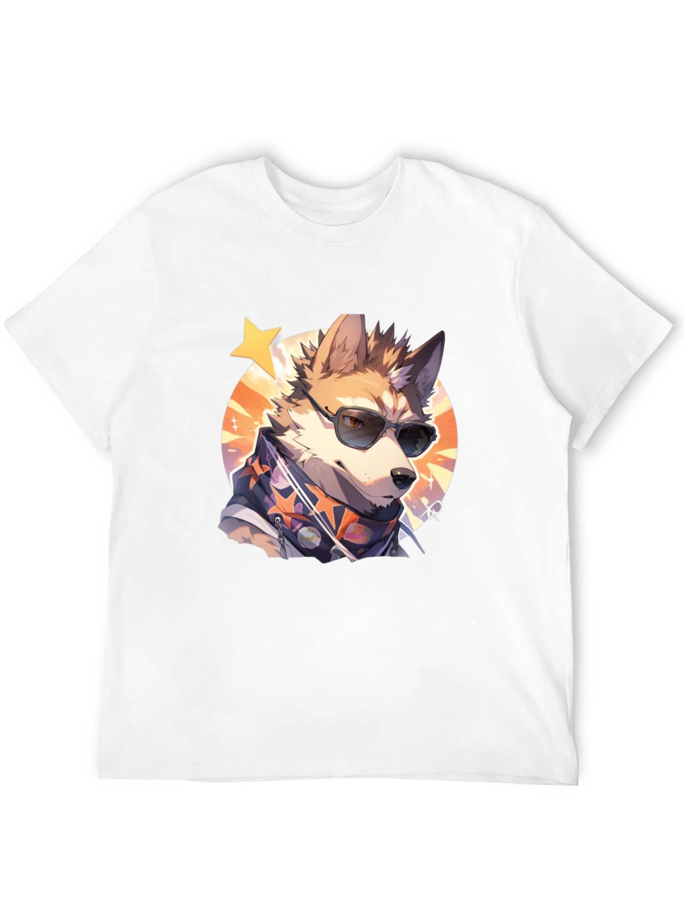 Cool Cartoon Dog T-Shirt