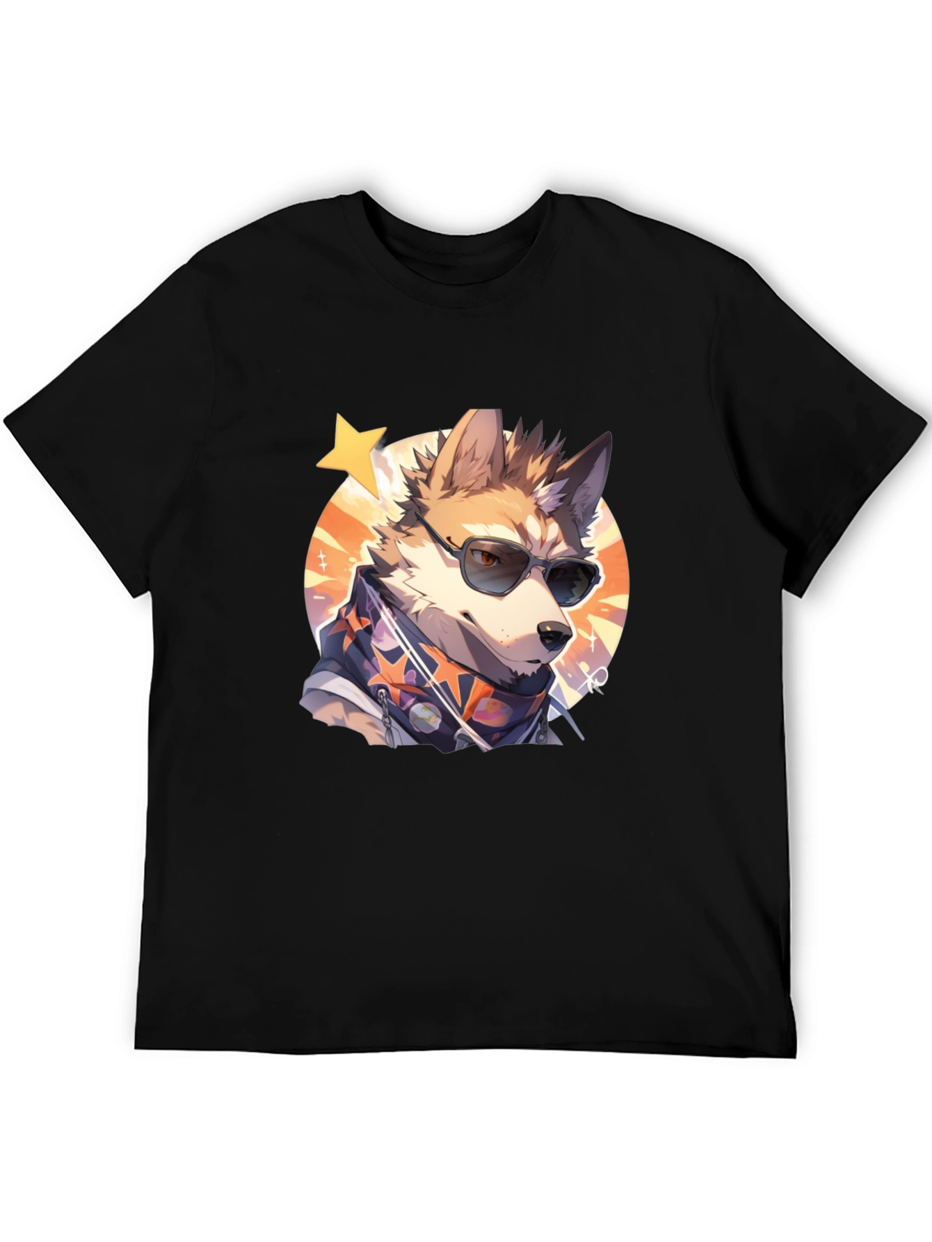 Cool Cartoon Dog T-Shirt