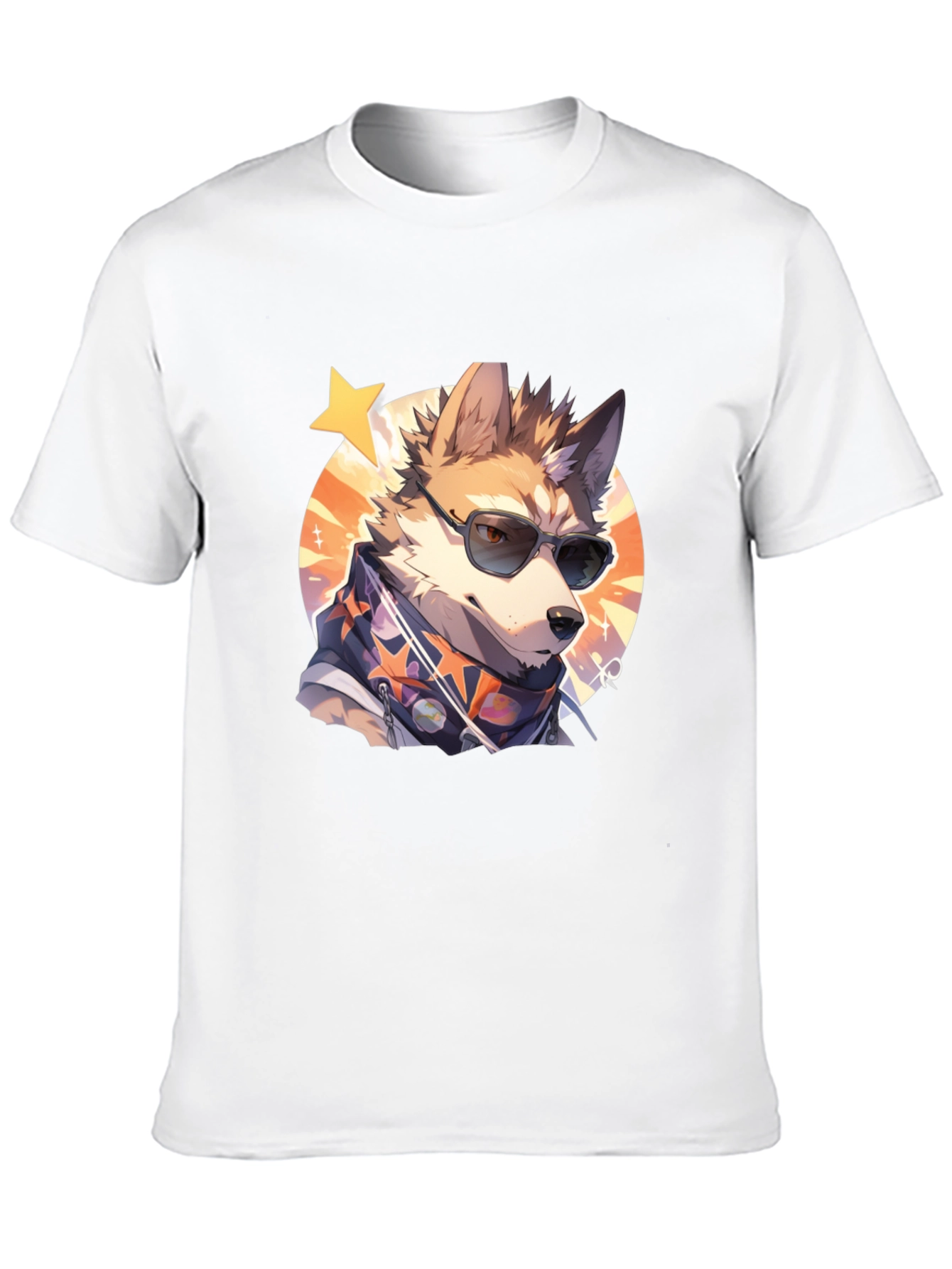 Cool Cartoon Dog T-Shirt