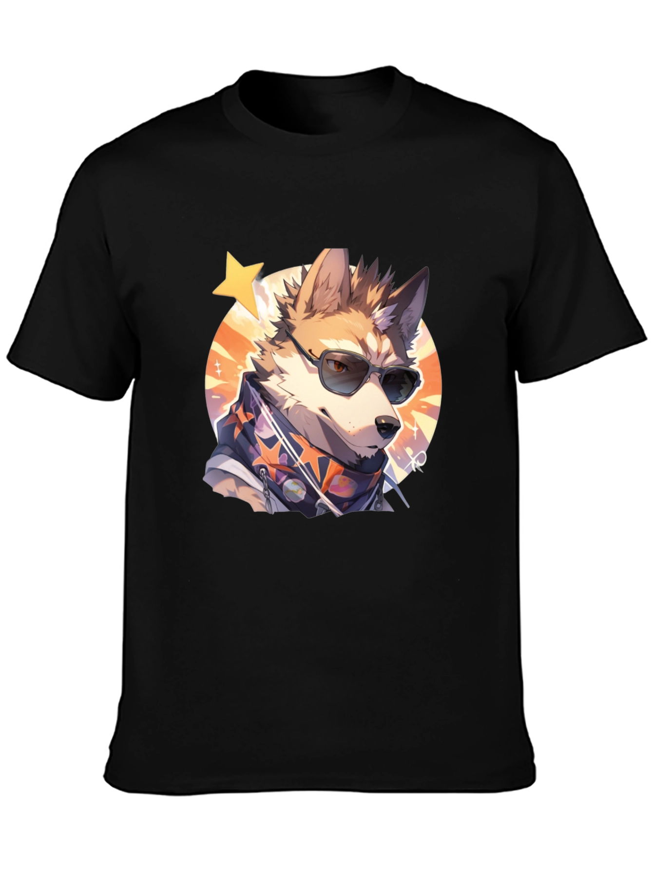 Cool Cartoon Dog T-Shirt