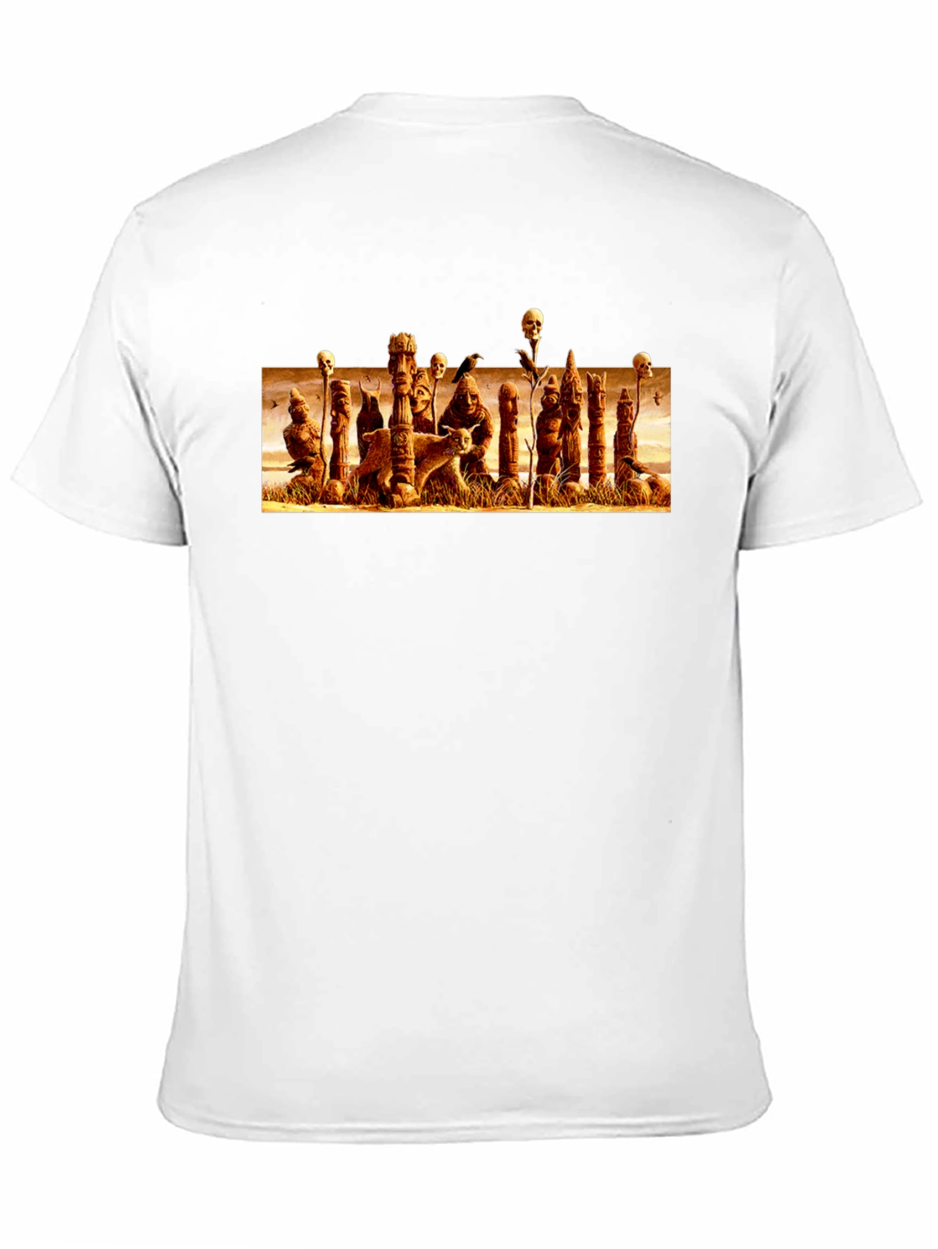 Eerie Totem Black T-Shirt