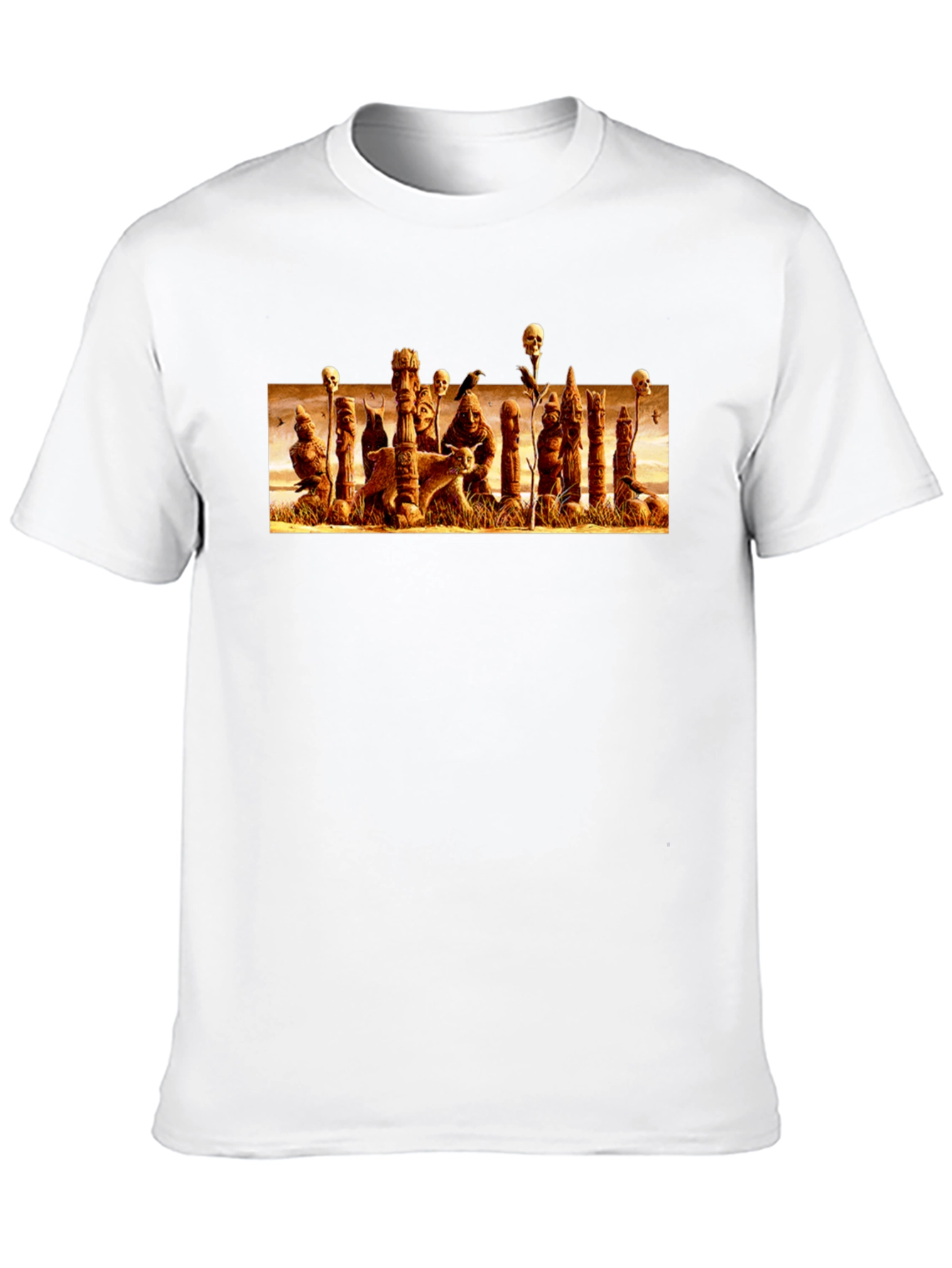 Eerie Totem Black T-Shirt