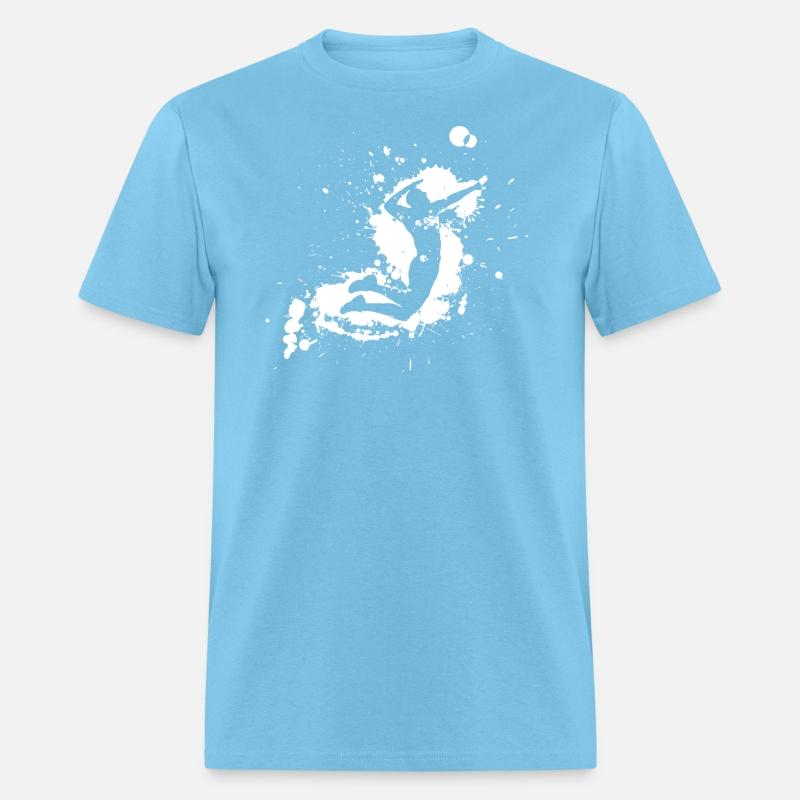 Volleyball Spike Man White