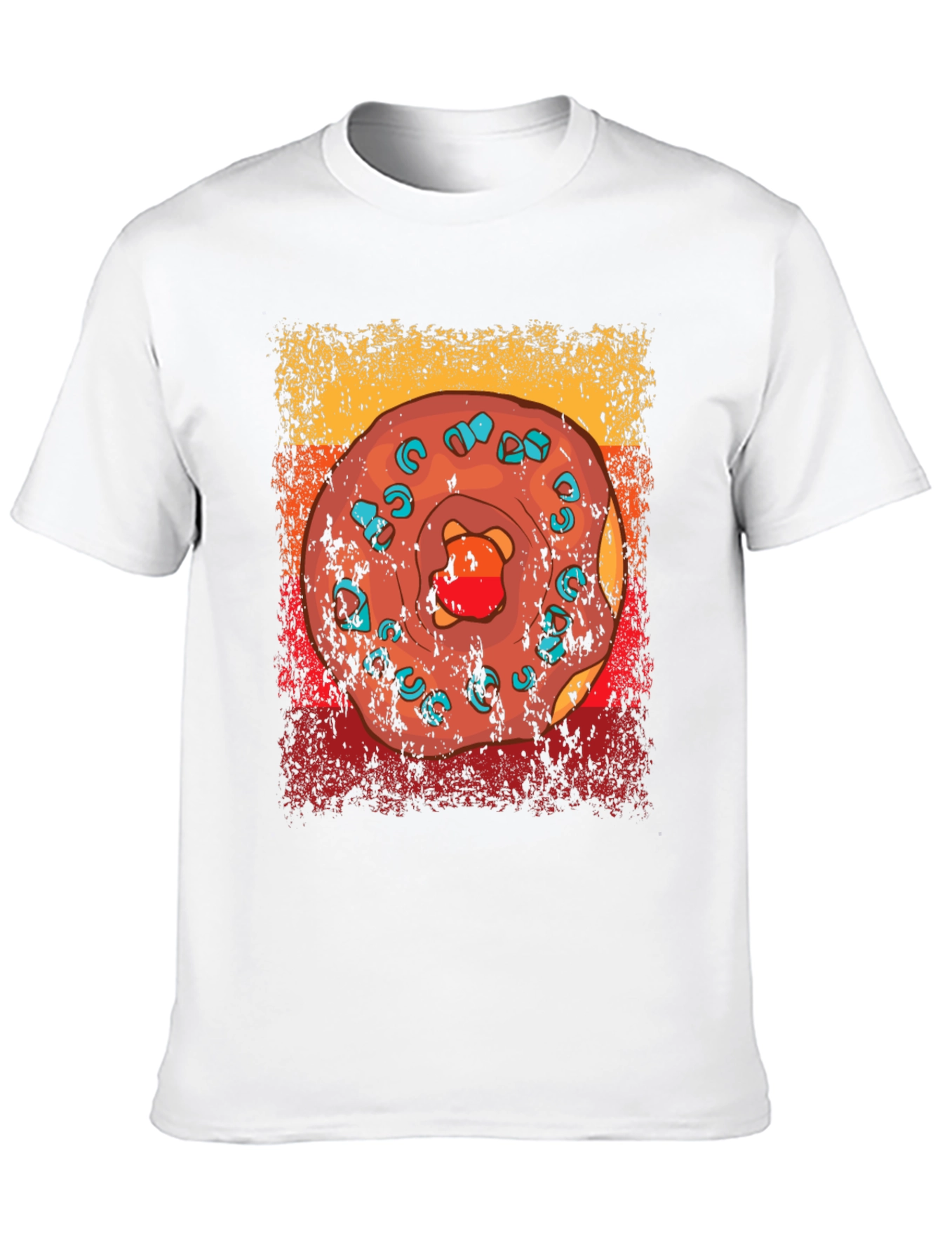 Donut Bear Graphic T-Shirt - Casual Style
