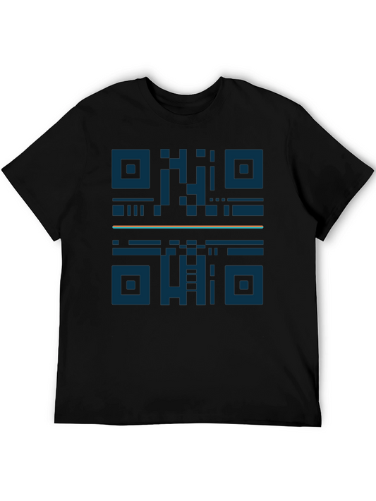 QR Code Graphic Tee - Black