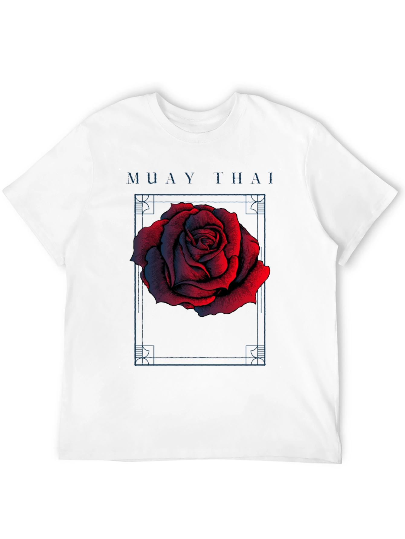 Muay Thai Rose Graphic T-Shirt