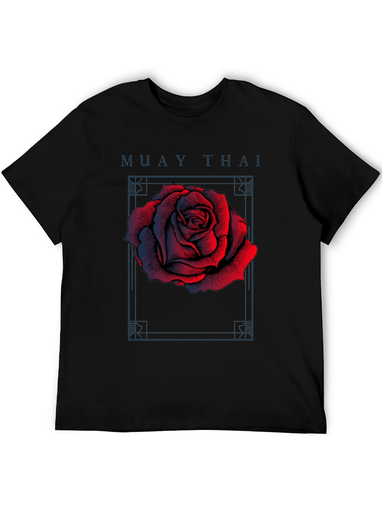 Muay Thai Rose Graphic T-Shirt
