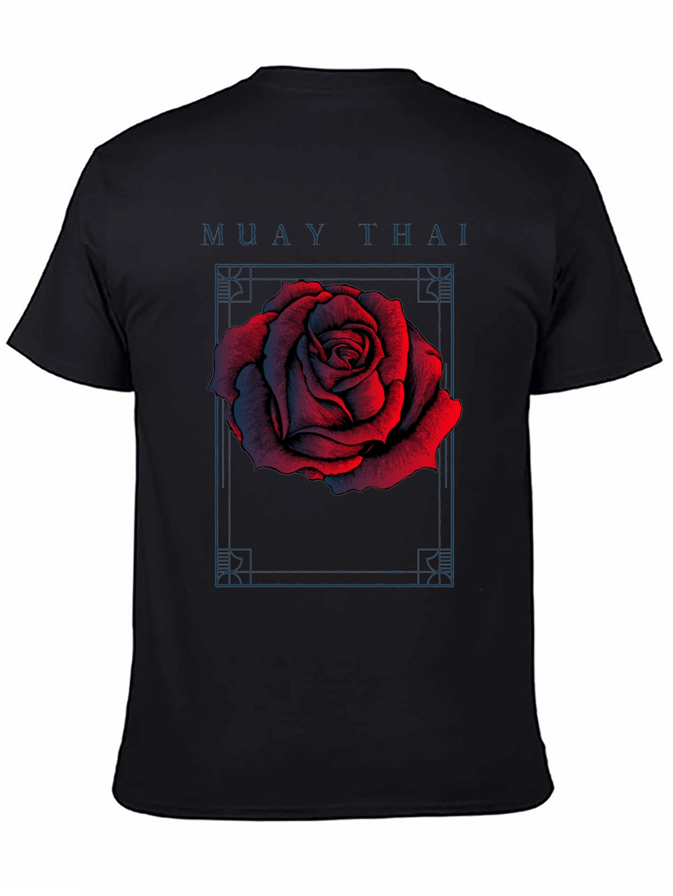Muay Thai Rose Graphic T-Shirt