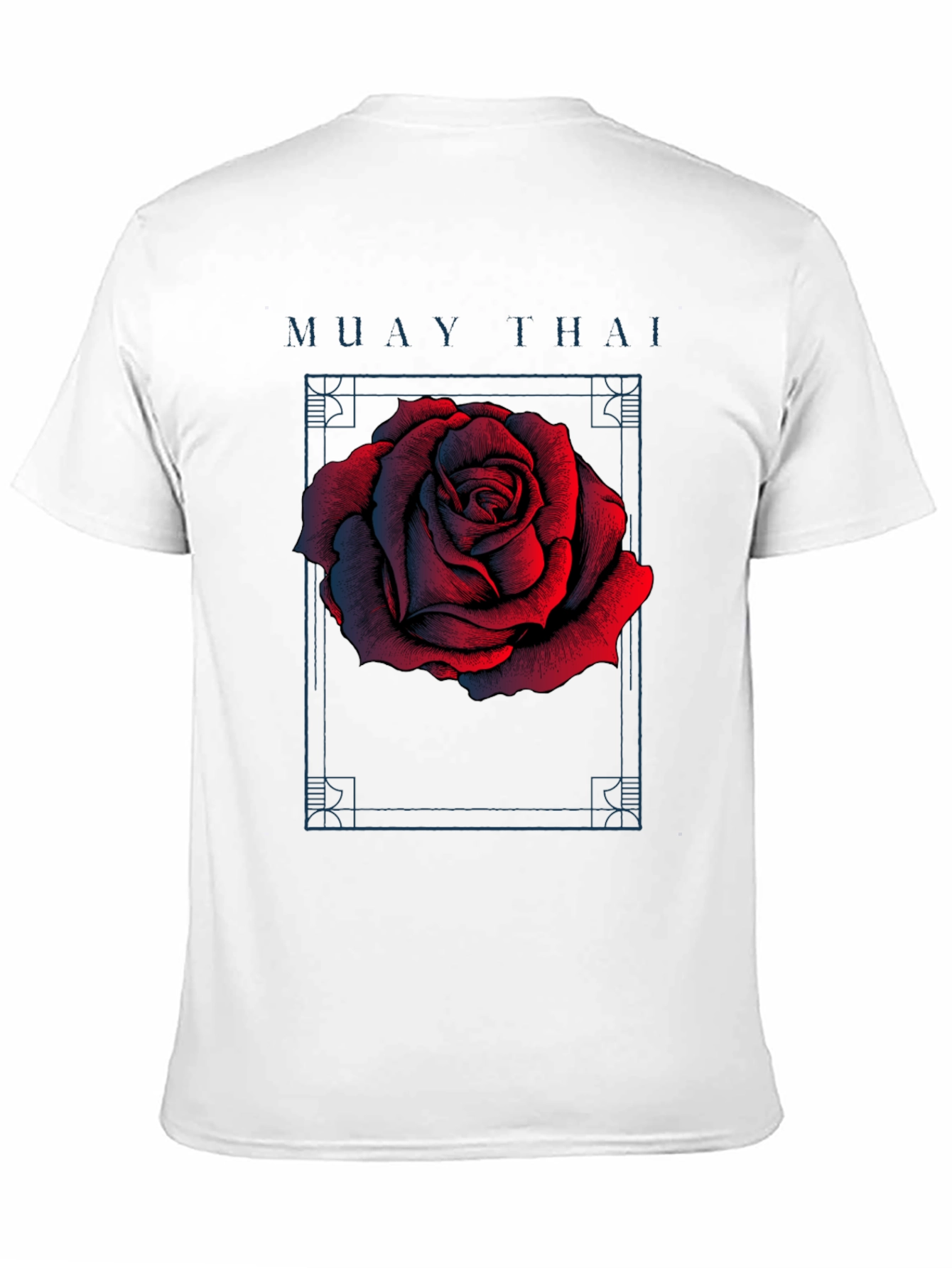 Muay Thai Rose Graphic T-Shirt