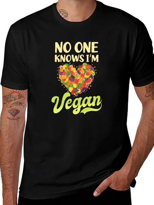 Vegan Heart T-Shirt - Soft Cotton Tee