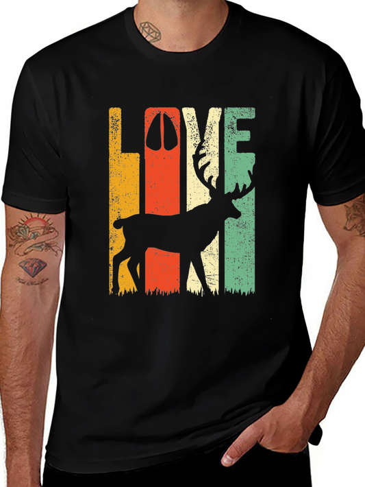 Vintage Hunting Love Deer T-Shirt