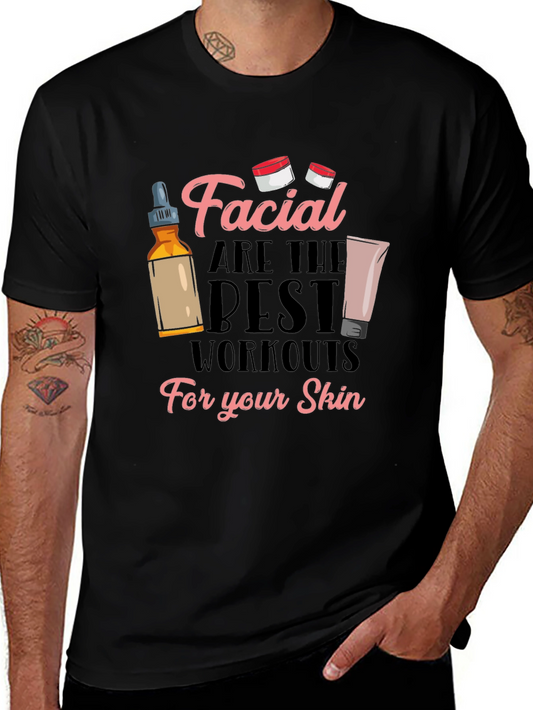 Facial Workout T-Shirt: Skin Care Tee