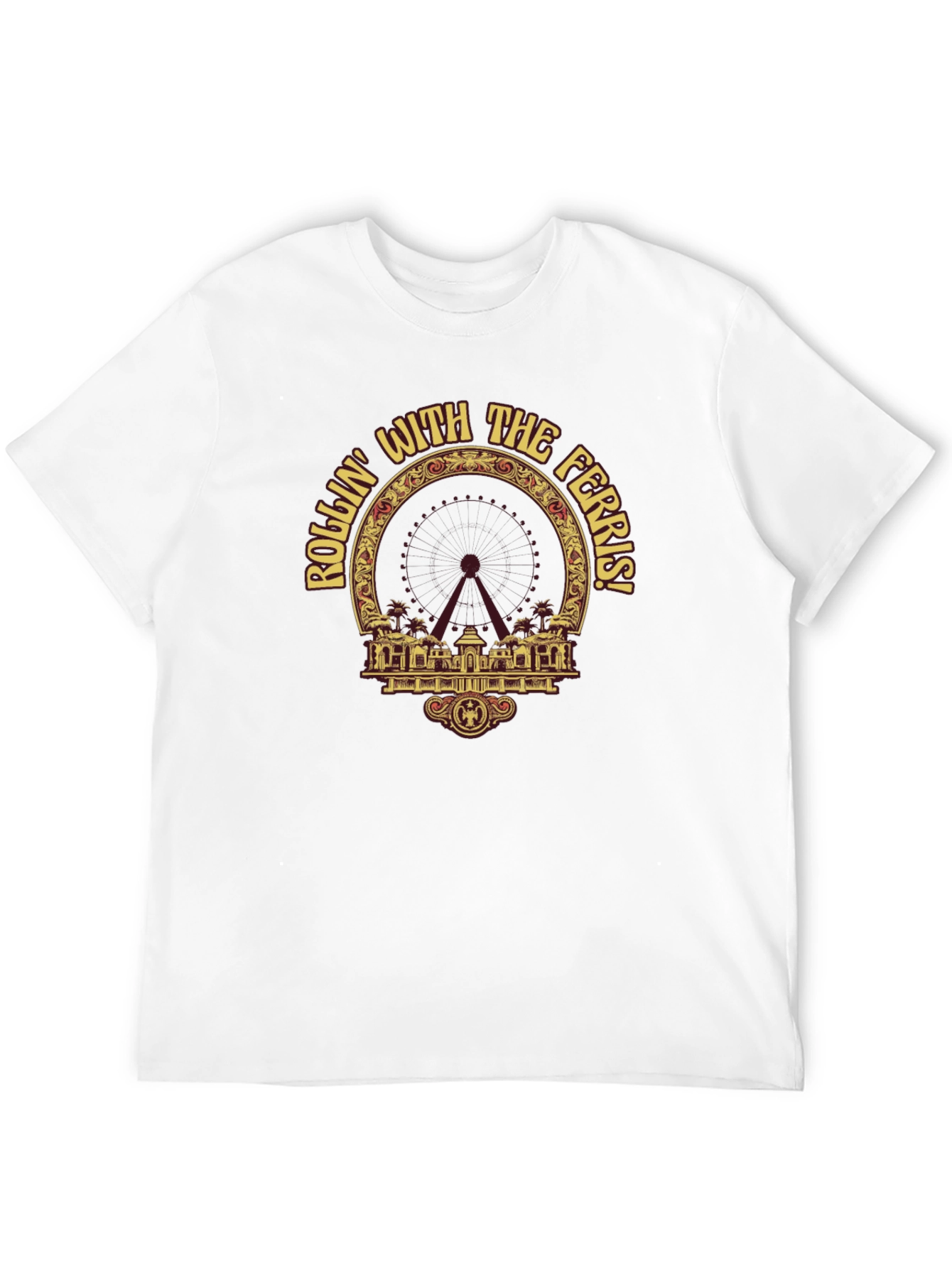 Rollin with the Ferris T-Shirt - Black Graphic Tee