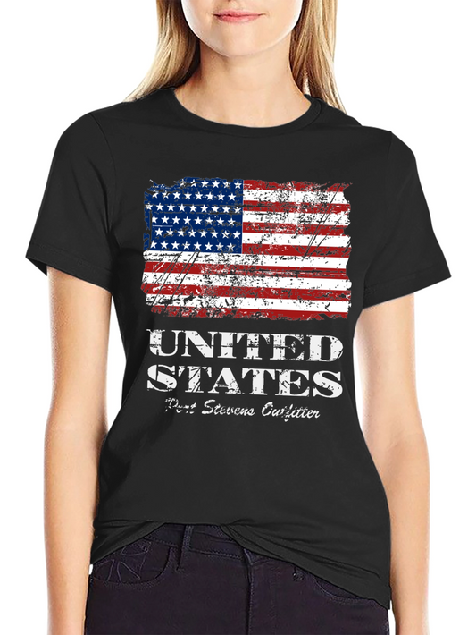 United States Flag Graphic T-Shirt