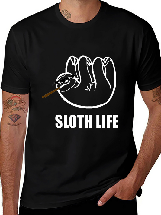 Sloth Life T-Shirt - Funny Graphic Tee