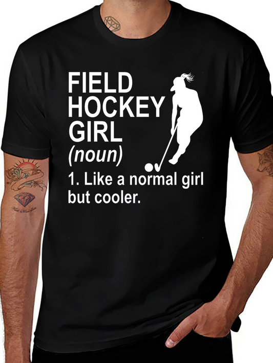 Field Hockey Girl Graphic Tee
