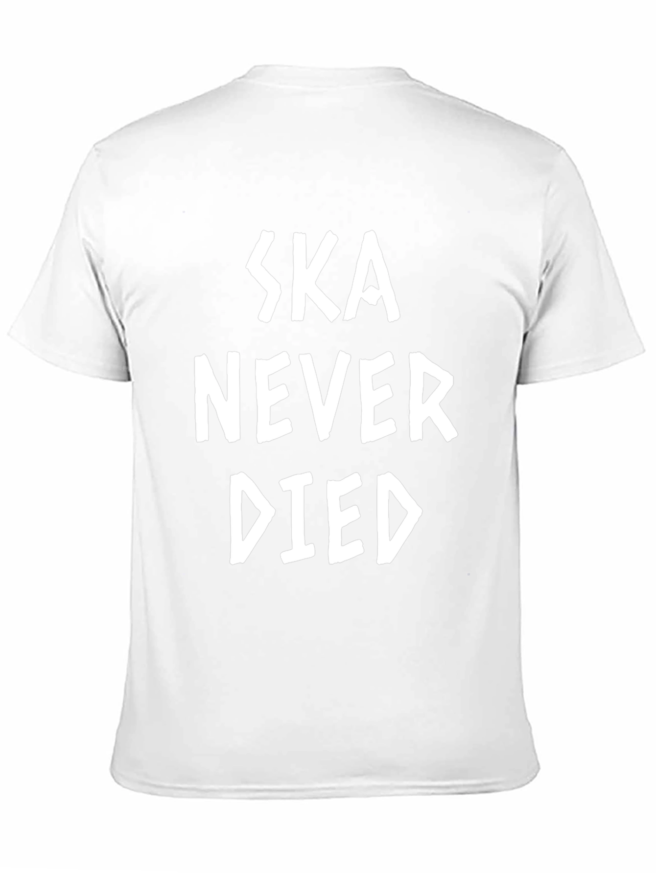 Ska Never Died Graphic Tee - Black Cotton T-Shirt