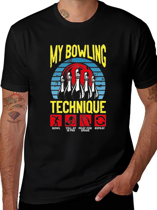 My Bowling Technique Graphic T-Shirt