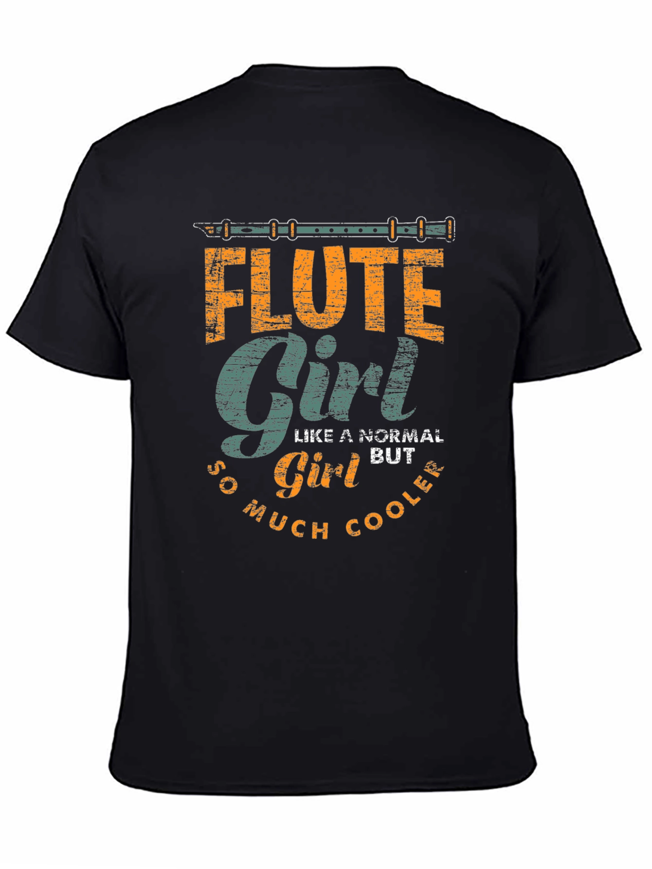 Flute Girl T-Shirt: Cooler Than Normal