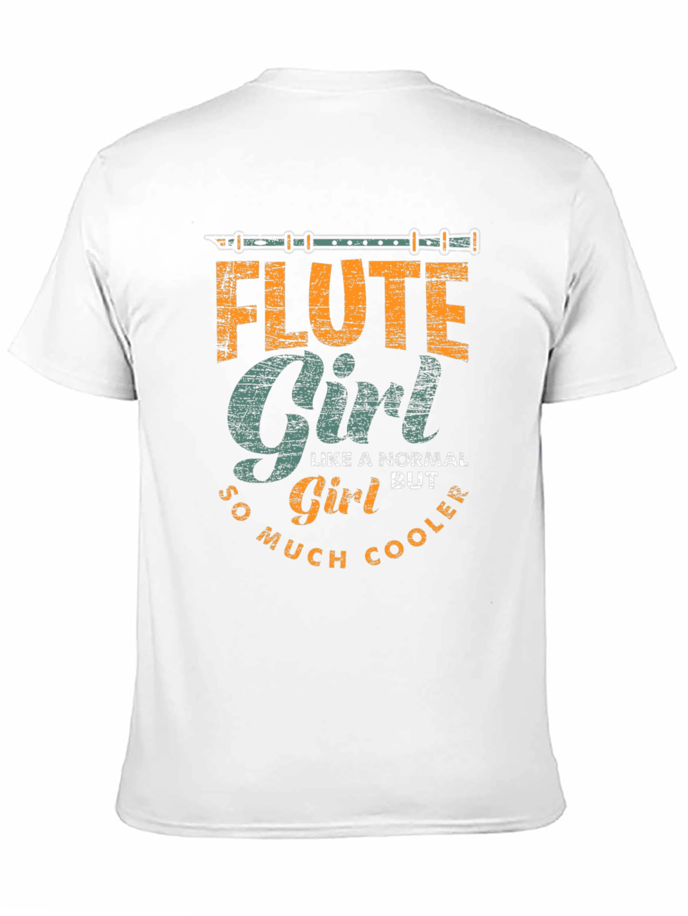 Flute Girl T-Shirt: Cooler Than Normal
