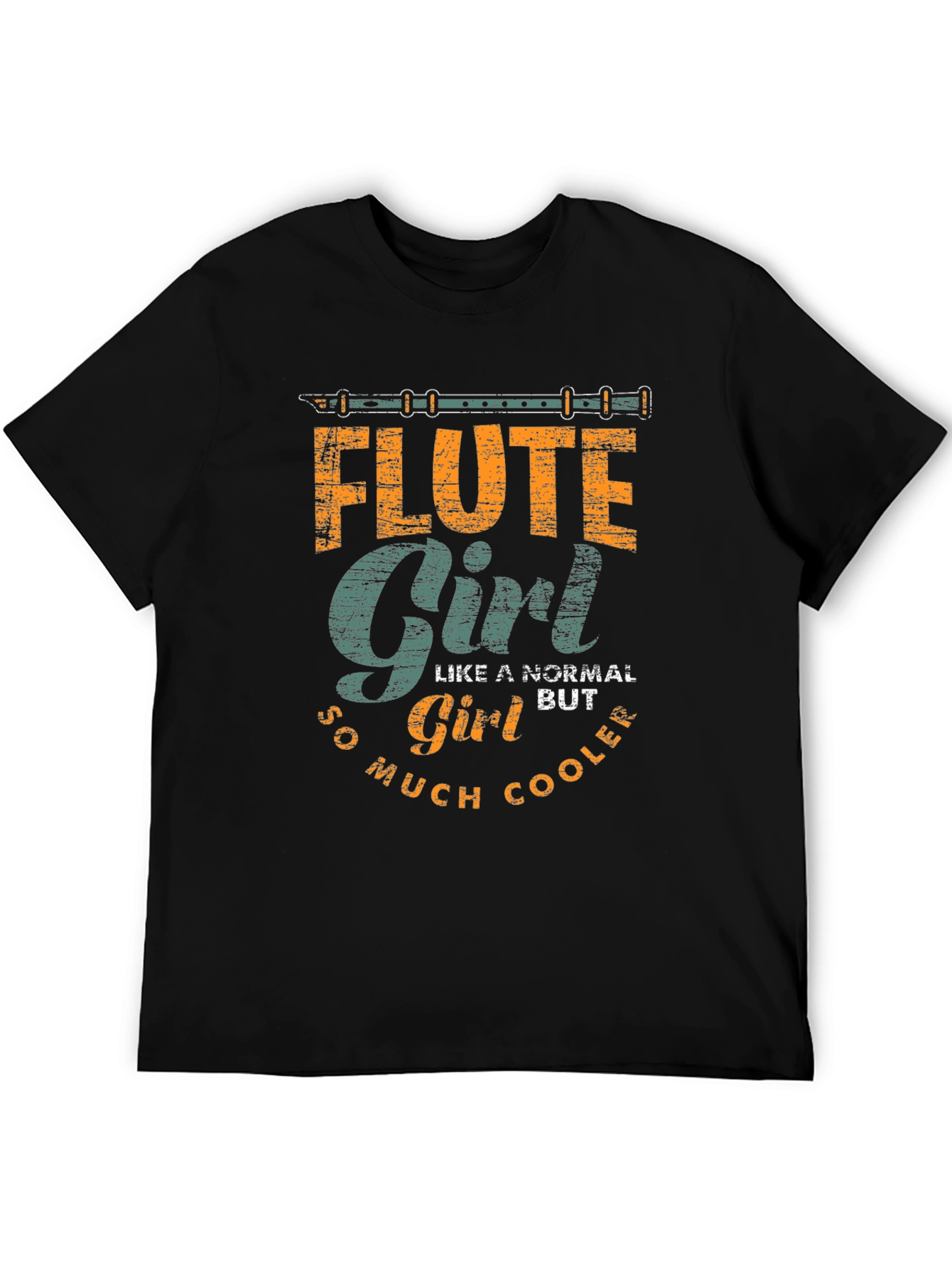 Flute Girl T-Shirt: Cooler Than Normal