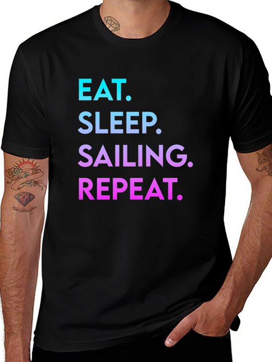 Eat Sleep Sailing Repeat T-Shirt