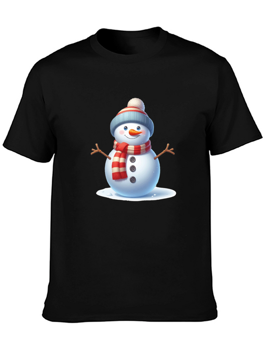 Snowman Graphic Tee - Holiday Cheer