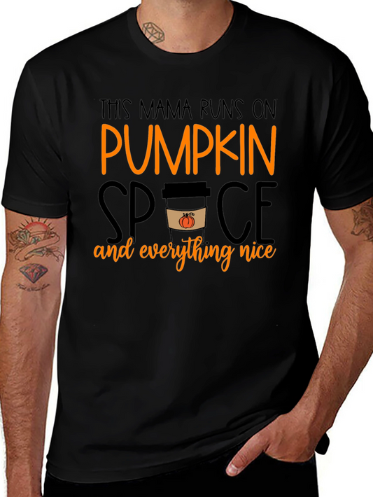 Mama Runs on Pumpkin Spice T-Shirt